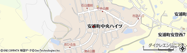 広島県呉市安浦町中央ハイツ周辺の地図