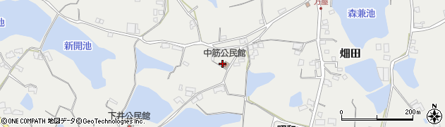 香川県綾歌郡綾川町畑田2016周辺の地図