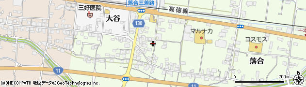 香川県東かがわ市落合147周辺の地図