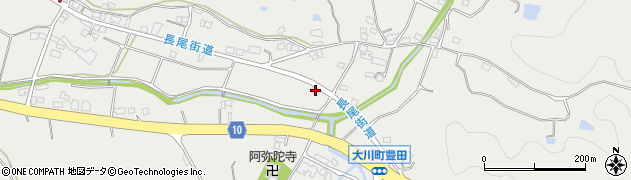 香川県さぬき市大川町田面622周辺の地図