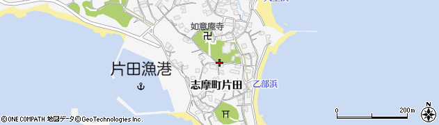 三重県志摩市志摩町片田周辺の地図