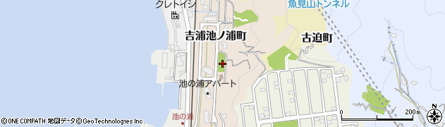 池ノ浦公園周辺の地図