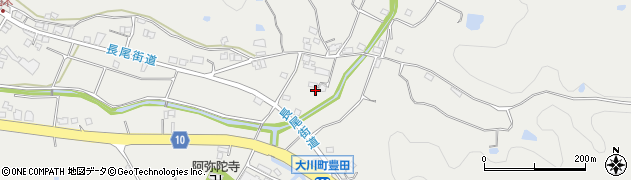 香川県さぬき市大川町田面644周辺の地図