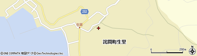 香川県三豊市詫間町生里132周辺の地図