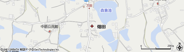香川県綾歌郡綾川町畑田2479周辺の地図