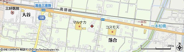 香川県東かがわ市落合191周辺の地図