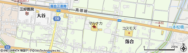 ワンナワードライ東宝　マルナカ大内店周辺の地図