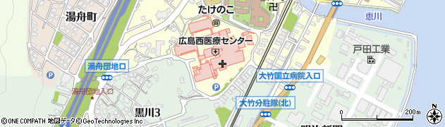 国立病院機構　広島西医療センター周辺の地図