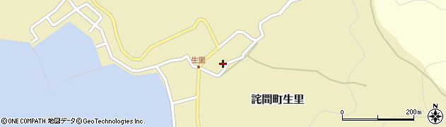 香川県三豊市詫間町生里389周辺の地図