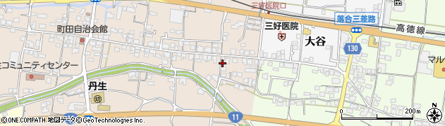 香川県東かがわ市町田613周辺の地図