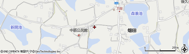 香川県綾歌郡綾川町畑田2040周辺の地図