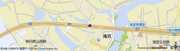 道の駅滝宮周辺の地図