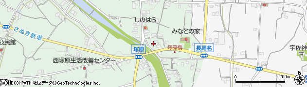 香川県さぬき市長尾西1746周辺の地図