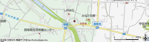香川県さぬき市長尾西1748周辺の地図