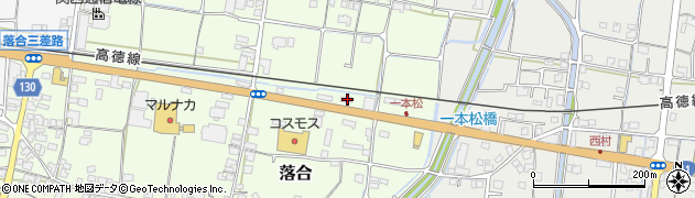 香川県東かがわ市落合245周辺の地図