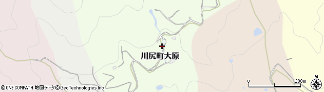 広島県呉市川尻町大原周辺の地図