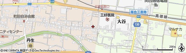香川県東かがわ市町田624周辺の地図