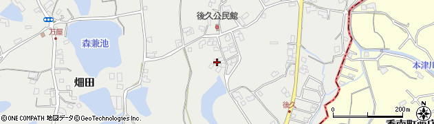香川県綾歌郡綾川町畑田2778周辺の地図