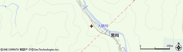 広島県大竹市小方町黒川周辺の地図