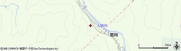 広島県大竹市小方町（黒川）周辺の地図