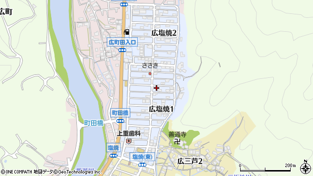 〒737-0103 広島県呉市広塩焼の地図