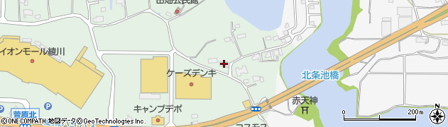 香川県綾歌郡綾川町萱原624周辺の地図