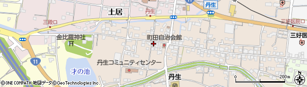 香川県東かがわ市町田75周辺の地図