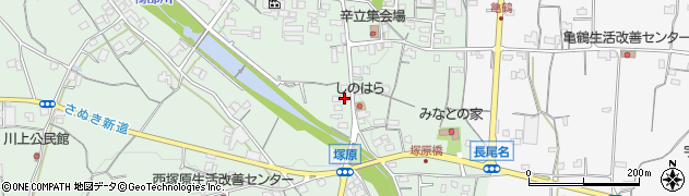 香川県さぬき市長尾西1800周辺の地図