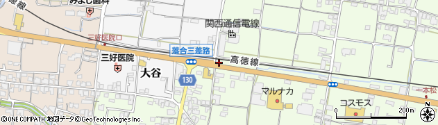香川県東かがわ市落合104周辺の地図