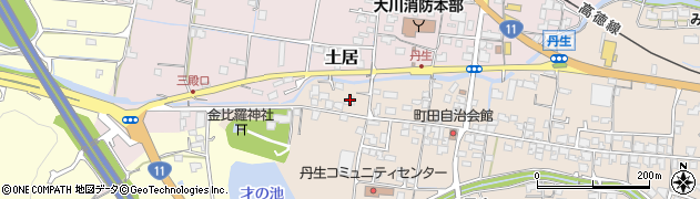 香川県東かがわ市町田15周辺の地図