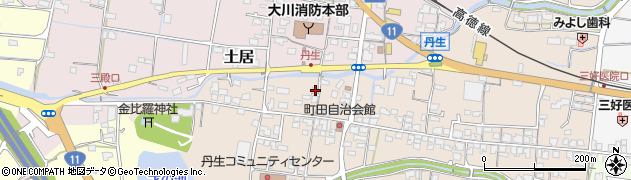 香川県東かがわ市町田33周辺の地図