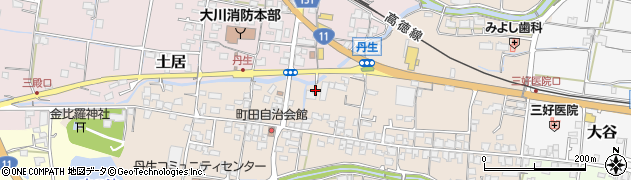 香川県東かがわ市町田689周辺の地図