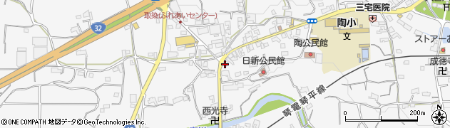 三木美容院周辺の地図