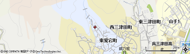 広島県呉市東愛宕町周辺の地図