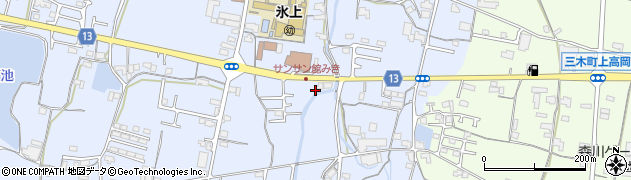香川県木田郡三木町氷上2946周辺の地図