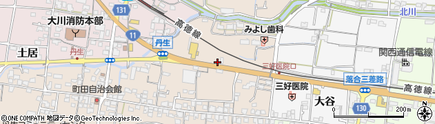 香川県東かがわ市町田715周辺の地図