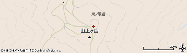 大峯山寺周辺の地図