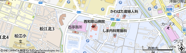 西和歌山病院（良友会）周辺の地図