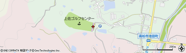 上佐ゴルフセンター周辺の地図