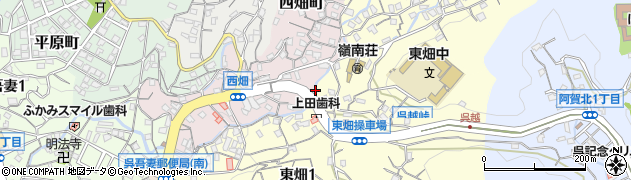 広島県呉市西畑町13周辺の地図