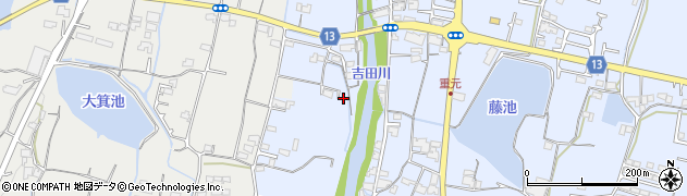 香川県木田郡三木町氷上2448周辺の地図