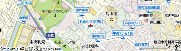 片山小学校南周辺の地図