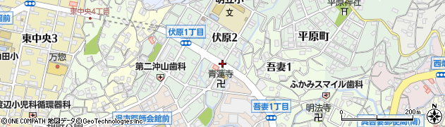 青蓮寺（北）周辺の地図