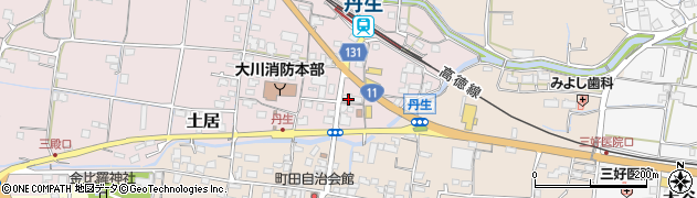 香川県農業協同組合　大内丹生支店業務課周辺の地図