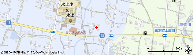 香川県木田郡三木町氷上2995周辺の地図