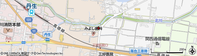 香川県東かがわ市町田736周辺の地図