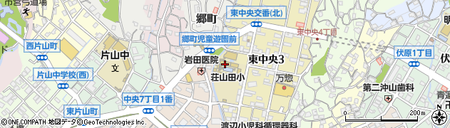 荘山田児童会周辺の地図
