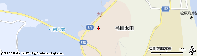 愛媛県越智郡上島町弓削太田113周辺の地図