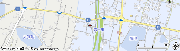 香川県木田郡三木町氷上2432周辺の地図