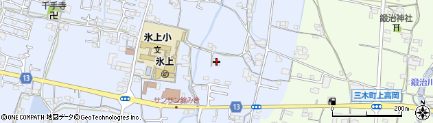 香川県木田郡三木町氷上2989周辺の地図